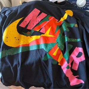 Nike Black Tee with Red Jumpman Logo